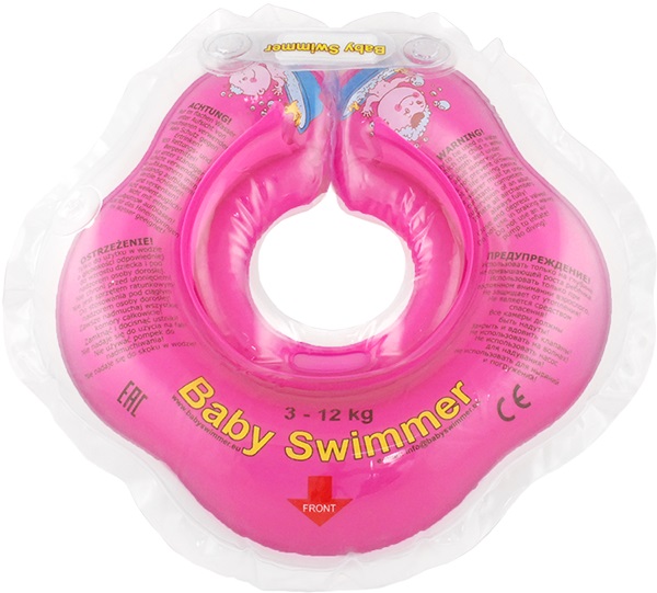 Круг на шею для купания детей от 3 до 12 кг., полуцвет  